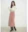 美easyラップ風リボンベルトスカート