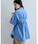 リボン付きバックシャーリングシャツ