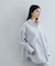 リボン付きバックシャーリングシャツ