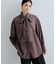 リボン付きバックシャーリングシャツ