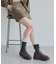 CASUAL タンクソールサイドニットブーツ