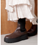 CASUAL タンクソールサイドニットブーツ