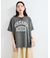 ピグメント加工プリントビッグTシャツ