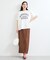 ピグメント加工プリントビッグTシャツ