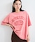 ピグメント加工プリントビッグTシャツ