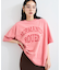 ピグメント加工プリントビッグTシャツ