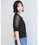 【WEB限定】シアーボーダーサマーポロニット