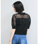 【WEB限定】シアーボーダーサマーポロニット