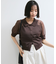 【WEB限定】シアーボーダーサマーポロニット