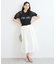 【WEB限定】シアーボーダーサマーポロニット