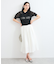 【WEB限定】シアーボーダーサマーポロニット