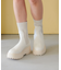 【抗菌防臭】タンクソールサイドニットブーツ