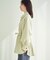 【一部店舗限定】ウエストリボン付きボリュームスリーブCPOシャツブルゾン