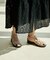 リサイクルフェイクレザーボリュームソールグルカサンダル【sustainable】