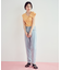 アシンメトリービッグカラーノースリーブニット【sustainable】