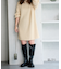 【WEB限定】ざっくりニットミニワンピース