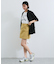 フラップ付き台形ミニスカート