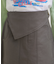 フラップ付き台形ミニスカート