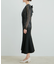 【新色追加】【VIS DRESS】チュールパールブラウス＆ジャガードワンピースセット
