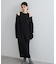【WEB限定】アンサンブル風Vネックニットワンピース