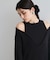 【WEB限定】アンサンブル風Vネックニットワンピース