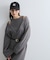 【WEB限定】アンサンブル風Vネックニットワンピース