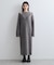 【WEB限定】アンサンブル風Vネックニットワンピース