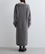 【WEB限定】アンサンブル風Vネックニットワンピース
