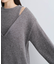 【WEB限定】アンサンブル風Vネックニットワンピース