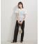 【洗える】パターンメッシュフリルキャミソール