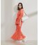 花柄シャーリングブラウス