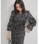 花柄シャーリングブラウス