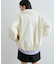 【エコファー取外し可能】合皮中綿ブルゾン