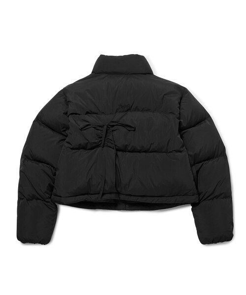 The tis 韓国　リボンダウンジャケット 韓国人気ブランド/sinoon】 リボンディテールダウンジャケット｜ビスの