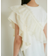【SET】サッシュ付きフリルドッキングプルオーバー