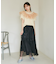 【SET】サッシュ付きフリルドッキングプルオーバー