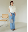 【SET】サッシュ付きフリルドッキングプルオーバー