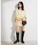 サイドカット箔ニットプルオーバー