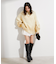 サイドカット箔ニットプルオーバー