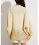 サイドカット箔ニットプルオーバー