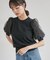 【夏トップス総選挙/お気に入り登録No.1】袖シアードッキングニット