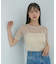 【洗える】シアーラメレイヤードTシャツ