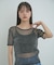 【洗える】シアーラメレイヤードTシャツ