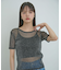 【洗える】シアーラメレイヤードTシャツ
