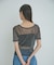 【洗える】シアーラメレイヤードTシャツ
