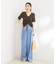 【洗える】ぽこぽこフロントシャーリングカットソー
