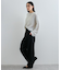 キラッと華やか！透かし柄シャギーニットプルオーバー