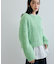 キラッと華やか！透かし柄シャギーニットプルオーバー
