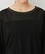 【洗える】クルーネックシアーロングTシャツ