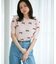 【WEB限定】リボンハーフスリーブニット